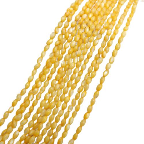 Natural Colored Shell Beads, DIY, more colors for choice, 3x5mm, Sold Per 38 cm Strand