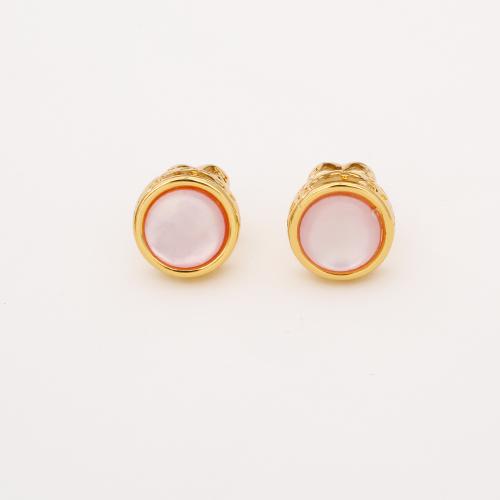 Brass Stud Earring, 18K gold plated, fashion jewelry & for woman, more colors for choice, Sold By Pair