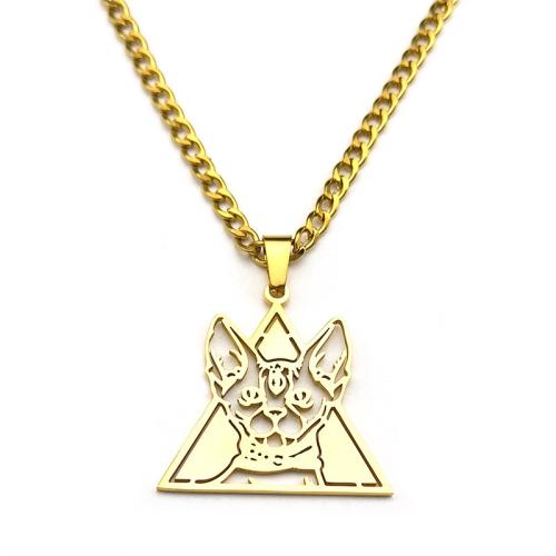 Ожерелье из нержавеющей стали , Нержавеющая сталь 304, Другое покрытие, ювелирные изделия моды & Мужская & отверстие, Много цветов для выбора, продается PC