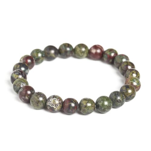 Gemstone Bracelets, Chicken-blood Stone, fashion jewelry, mixed colors, Length:19 cm, Sold By PC
