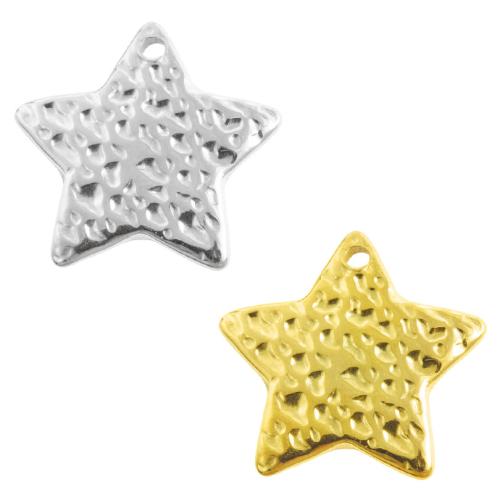 Ювелирные подвески из нержавеющей стали, Нержавеющая сталь 304, Звезда, Другое покрытие, DIY, Много цветов для выбора, 10ПК/сумка, продается сумка