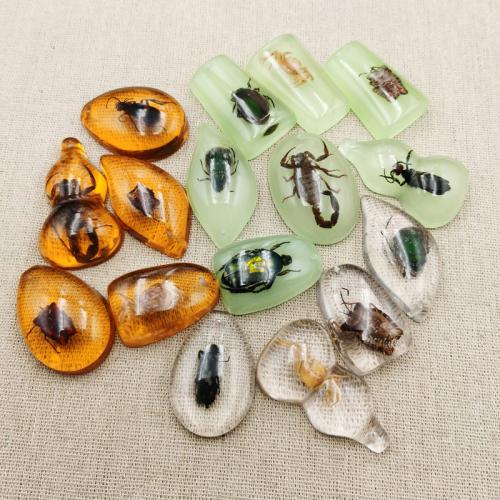 Resin Pendant, random style, more colors for choice, pendant length 30-50mm, Sold By PC