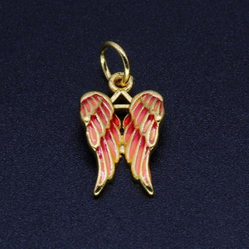 Brass Jewelry Pendants, gold color plated, DIY & enamel, more colors for choice, Sold By PC