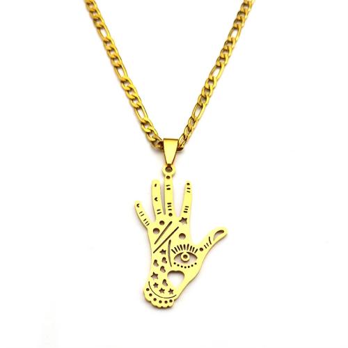 Edelstahl Schmuck Halskette, 304 Edelstahl, plattiert, Modeschmuck & für Frau & hohl, keine, verkauft von PC