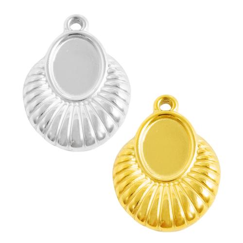 Edelstahl Anhänger Einstellung, 304 Edelstahl, plattiert, DIY, keine, 10PCs/Tasche, verkauft von Tasche