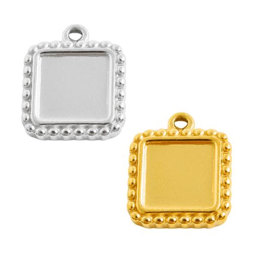 Edelstahl Anhänger Einstellung, 304 Edelstahl, plattiert, DIY, keine, 10PCs/Tasche, verkauft von Tasche