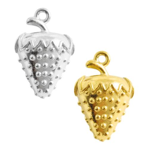 Colgantes de Acero Inoxidable, acero inoxidable 304, Fresa, chapado, Bricolaje, más colores para la opción, 10PCs/Bolsa, Vendido por Bolsa