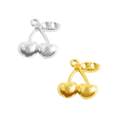 Colgantes de Acero Inoxidable, acero inoxidable 304, Cereza, chapado, Bricolaje, más colores para la opción, 10PCs/Bolsa, Vendido por Bolsa