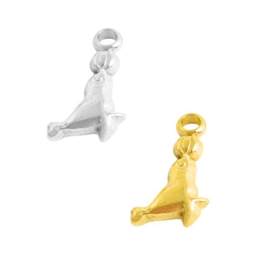 Stainless Steel Animal Pendants, 304 Stainless Steel, Bird, plated, DIY, more colors for choice, 10PCs/Bag, Sold By Bag