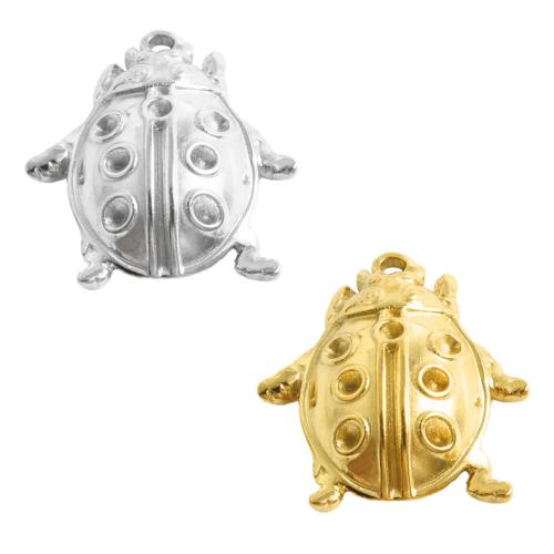 Stainless Steel Animal Pendants, 304 Stainless Steel, Insect, plated, DIY, more colors for choice, 10PCs/Bag, Sold By Bag