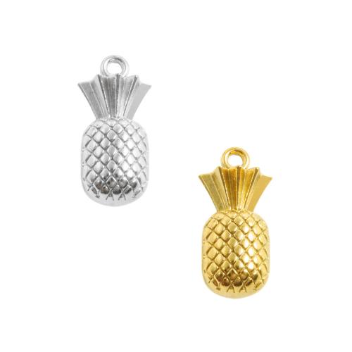 Stainless Steel Pendants, 304 Stainless Steel, Pineapple, plated, DIY, more colors for choice, 10PCs/Bag, Sold By Bag