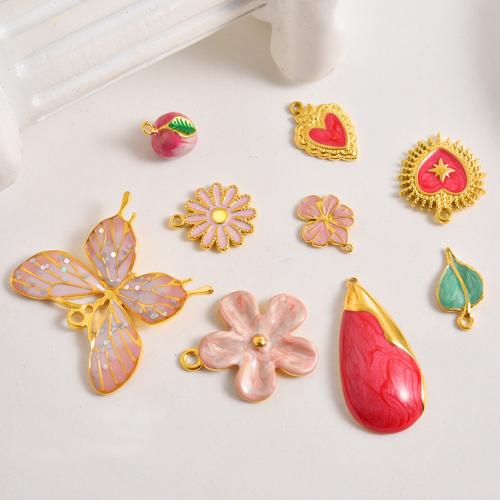 Ювелирные подвески из нержавеющей стали, Нержавеющая сталь 304, Другое покрытие, DIY & эмаль, Много цветов для выбора, 10ПК/сумка, продается сумка