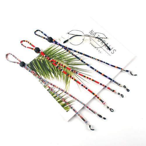 Polyester and Cotton Glasses Anti-skidding Rope, DIY, more colors for choice, 700x10x10mm, Length:70 cm, 2PCs/Bag, Sold By Bag