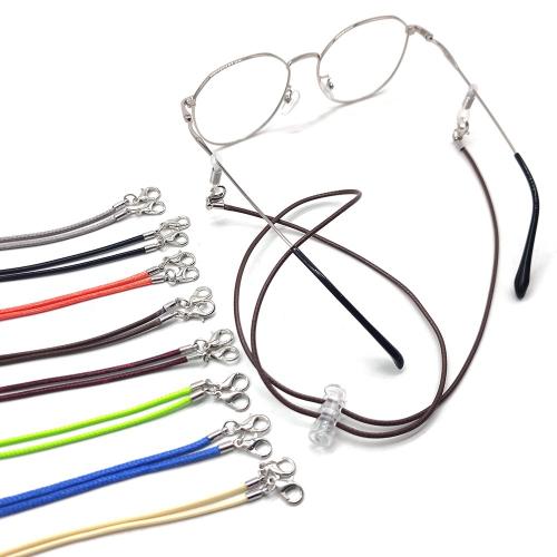 Cordón de cera Gafas Cuerda antideslizante, Bricolaje, más colores para la opción, 700x10mm, longitud:70 cm, 2PCs/Bolsa, Vendido por Bolsa