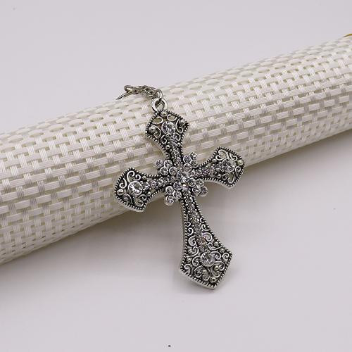 Bag Purse Charms Keyrings Keychains, Tibetan Style, gold color plated, fashion jewelry & micro pave cubic zirconia, silver color, Sold By PC