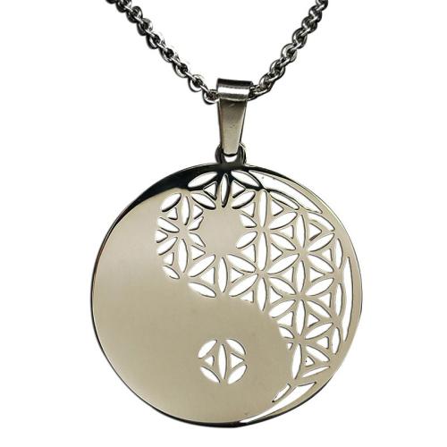 Stainless Steel Jewelry Necklace, 304 Stainless Steel, plated, polished & for woman & hollow, more colors for choice, Sold By PC