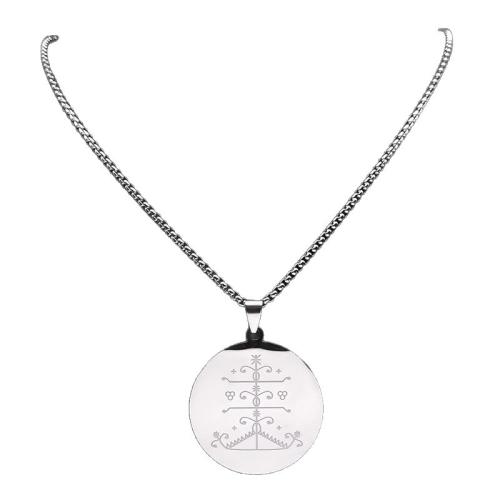Stainless Steel Jewelry Necklace, 304 Stainless Steel, plated, fashion jewelry & for man, silver color, Sold By PC