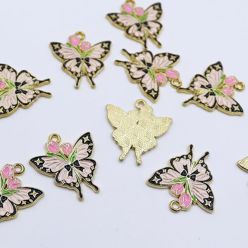 Tibetan Style Animal Pendants, gold color plated, DIY & enamel, more colors for choice, Sold By PC