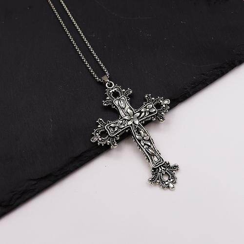 Tibetan Style Sweater Chain Necklace, gold color plated, fashion jewelry, Sold By PC