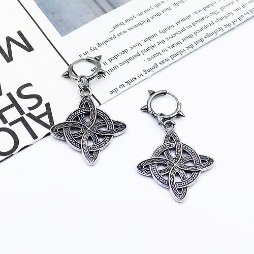 Tibetan Style Drop Earrings, gold color plated, fashion jewelry, silver color, Sold By PC