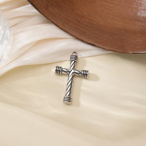 Tibetan Style Cross Pendants, gold color plated, DIY, more colors for choice, Sold By PC