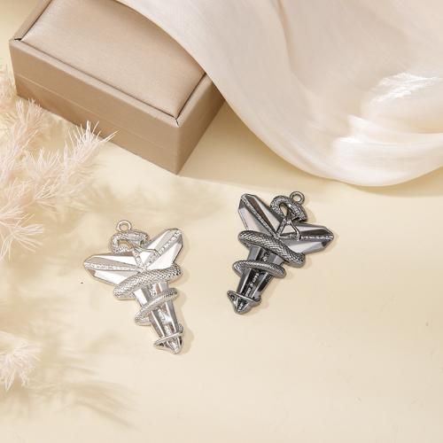 Bag Purse Charms Keyrings Keychains, Tibetan Style, Cross, gold color plated, DIY, more colors for choice, Sold By PC