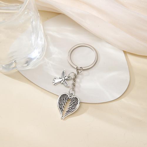 Bag Purse Charms Keyrings Keychains, Tibetan Style, gold color plated, fashion jewelry, silver color, Sold By PC