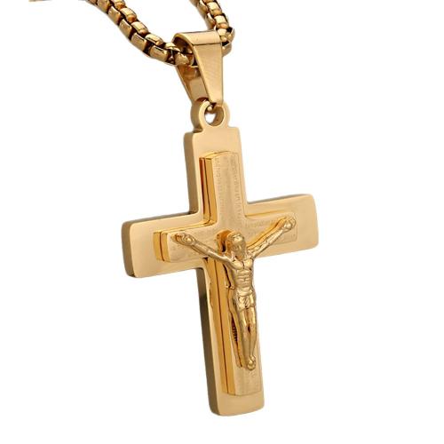Stainless Steel Cross Pendants, 304 Stainless Steel, plated, DIY, more colors for choice, Sold By PC