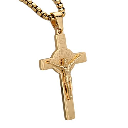 Stainless Steel Cross Pendants, 304 Stainless Steel, plated, embossed & DIY, more colors for choice, Sold By PC
