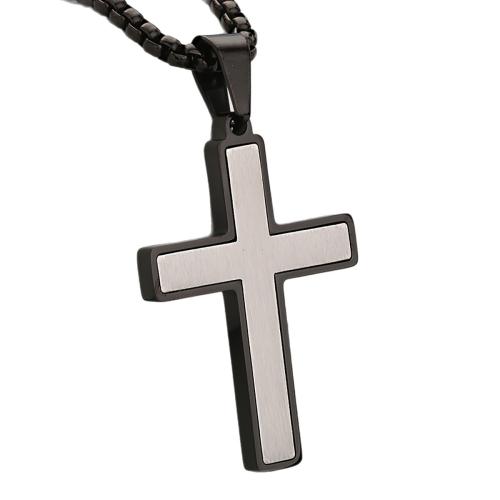 Stainless Steel Cross Pendants, 304 Stainless Steel, plated, DIY, more colors for choice, Sold By PC