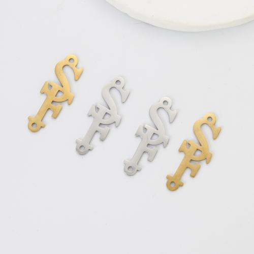 Stainless Steel Connector, 304 Stainless Steel, plated, DIY, more colors for choice, 43x23x1mm, Sold By PC