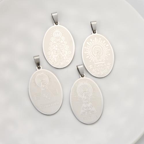Stainless Steel Tag Charm, 304 Stainless Steel, silver color plated, DIY, silver color, 48x25x1.40mm, Sold By PC