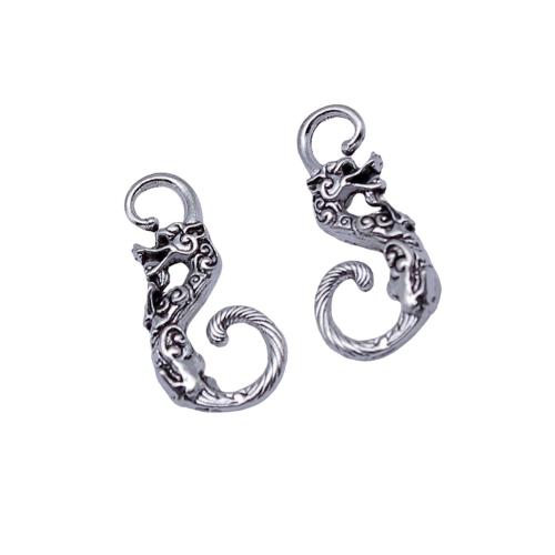 Tibetan Style Pendants, Dragon, plated, DIY, 20PCs/Bag, Sold By Bag