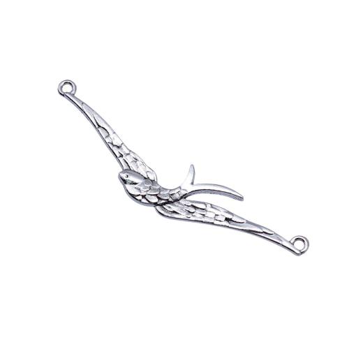 Tibetan Style Animal Pendants, swallow, plated, DIY, 10PCs/Bag, Sold By Bag