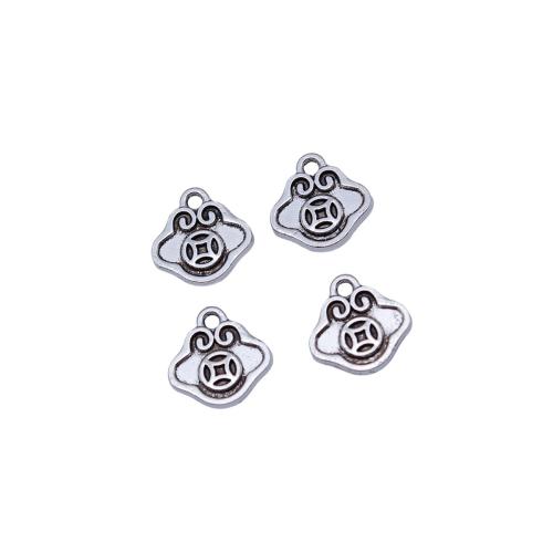 Tibetan Style Pendants, plated, DIY, 40PCs/Bag, Sold By Bag