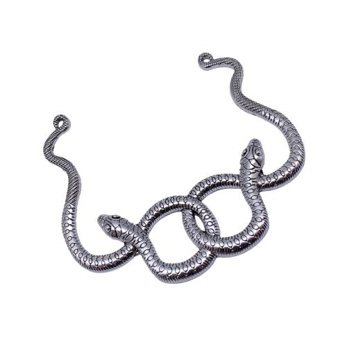 Tibetan Style Animal Pendants, Snake, plated, DIY, Sold By PC