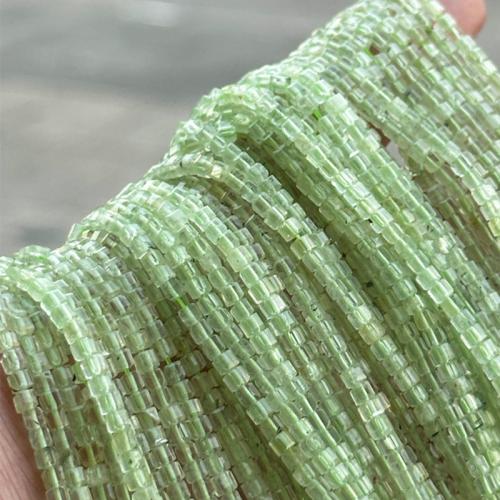 Abalorios de Gemas, Prehnita, Cuadrado, pulido, Bricolaje & diverso tamaño para la opción, Vendido para aproximado 38 cm Sarta