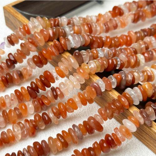 Natural Quartz Jewelry Beads, Rabbit Fur Quartz, Nuggets, polished, DIY, beads size 8-10mm, Sold Per Approx 38 cm Strand