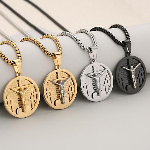 Stainless Steel Pendants, 304 Stainless Steel, Round, plated, embossed & DIY, more colors for choice, Sold By PC