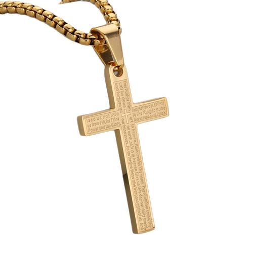 Colgantes Cruz de Acero Inoxidable, acero inoxidable 304, Cruces, chapado, Bricolaje, más colores para la opción, Vendido por UD