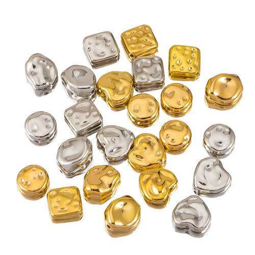 ABS Plastic Beads, plated, DIY & different styles for choice, more colors for choice, 50PCs/Bag, Sold By Bag