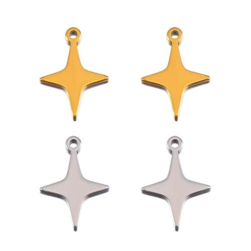 Stainless Steel Pendants, 304 Stainless Steel, plated, DIY, more colors for choice, 2PCs/Bag, Sold By Bag