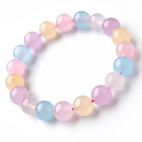 Gemstone Bracelets, Morganite, fashion jewelry, mixed colors, Length:19 cm, Sold By PC