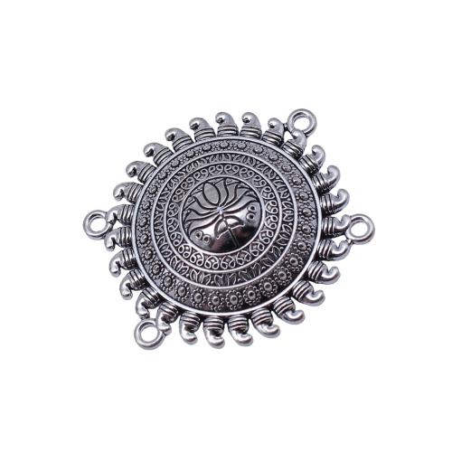 Tibetan Style Connector, plated, DIY, 10PCs/Bag, Sold By Bag