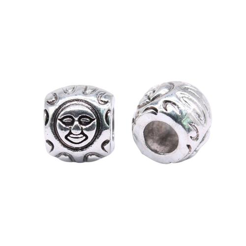 Tibetan Style Jewelry Beads, plated, DIY, 10PCs/Bag, Sold By Bag