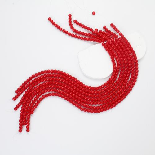 Gemstone Jewelry Beads, Red Jasper, Round, DIY & different size for choice, red, Sold Per Approx 37-39 cm Strand