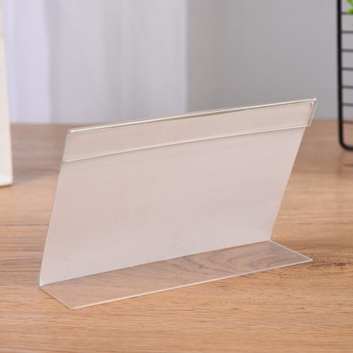 Jewelry Price Tag, Acrylic, Rectangle, different size for choice, clear, Sold By PC