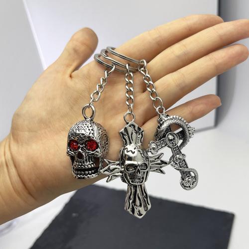 Bag Purse Charms Keyrings Keychains, Tibetan Style, gold color plated, fashion jewelry & with rhinestone, more colors for choice, Sold By PC