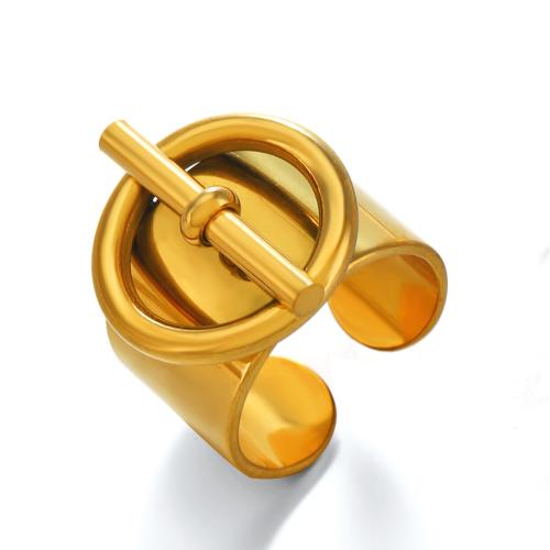 Stainless Steel Finger Ring, 304 Stainless Steel, plated, fashion jewelry & for woman, more colors for choice, Sold By PC