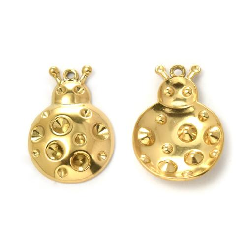 Stainless Steel Pendants, 304 Stainless Steel, Insect, plated, DIY, more colors for choice, 10PCs/Bag, Sold By Bag
